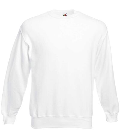 Sweat classic homme blanc Fruit of the Loom