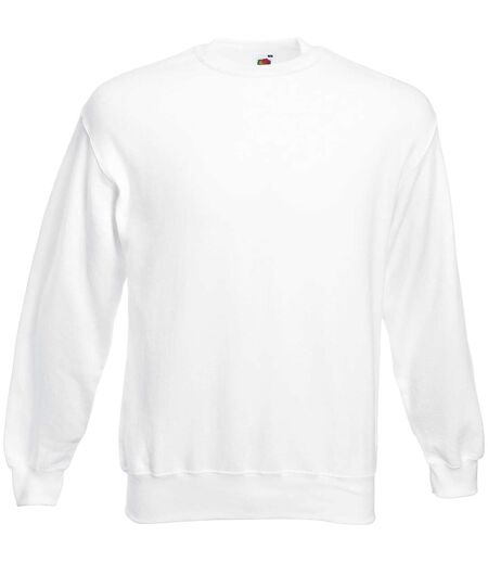 Sweat classic homme blanc Fruit of the Loom