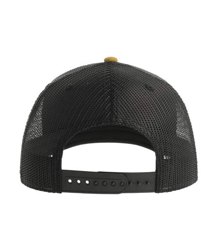Casquette Trucker Motif/style 6 Panneaux Sonic-s Adulte Moutarde Noir Atlantis Headwear