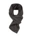 Mens compass knitted winter scarf one size black Mountain Warehouse