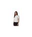 Womens/ladies Knitted Regular Short-sleeved Sweater Top White Threadbare-1