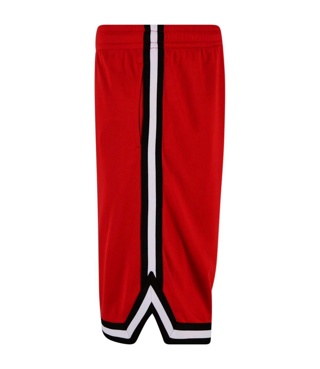 Short Motif/style À Rayures Homme Rouge Vif Noir Blanc Urban Classics-3