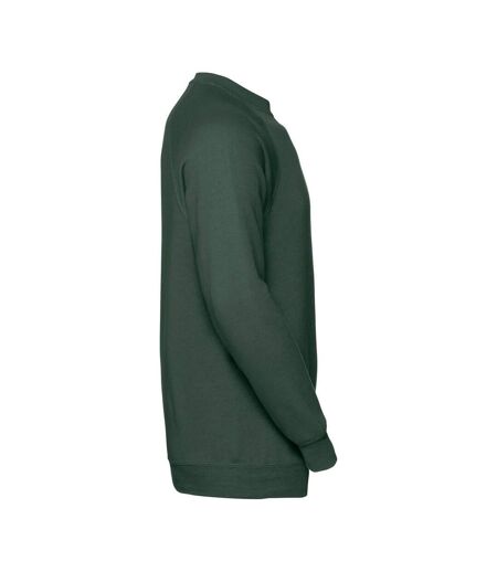 Sweat Manches Raglan Homme Vert Foncé Russell