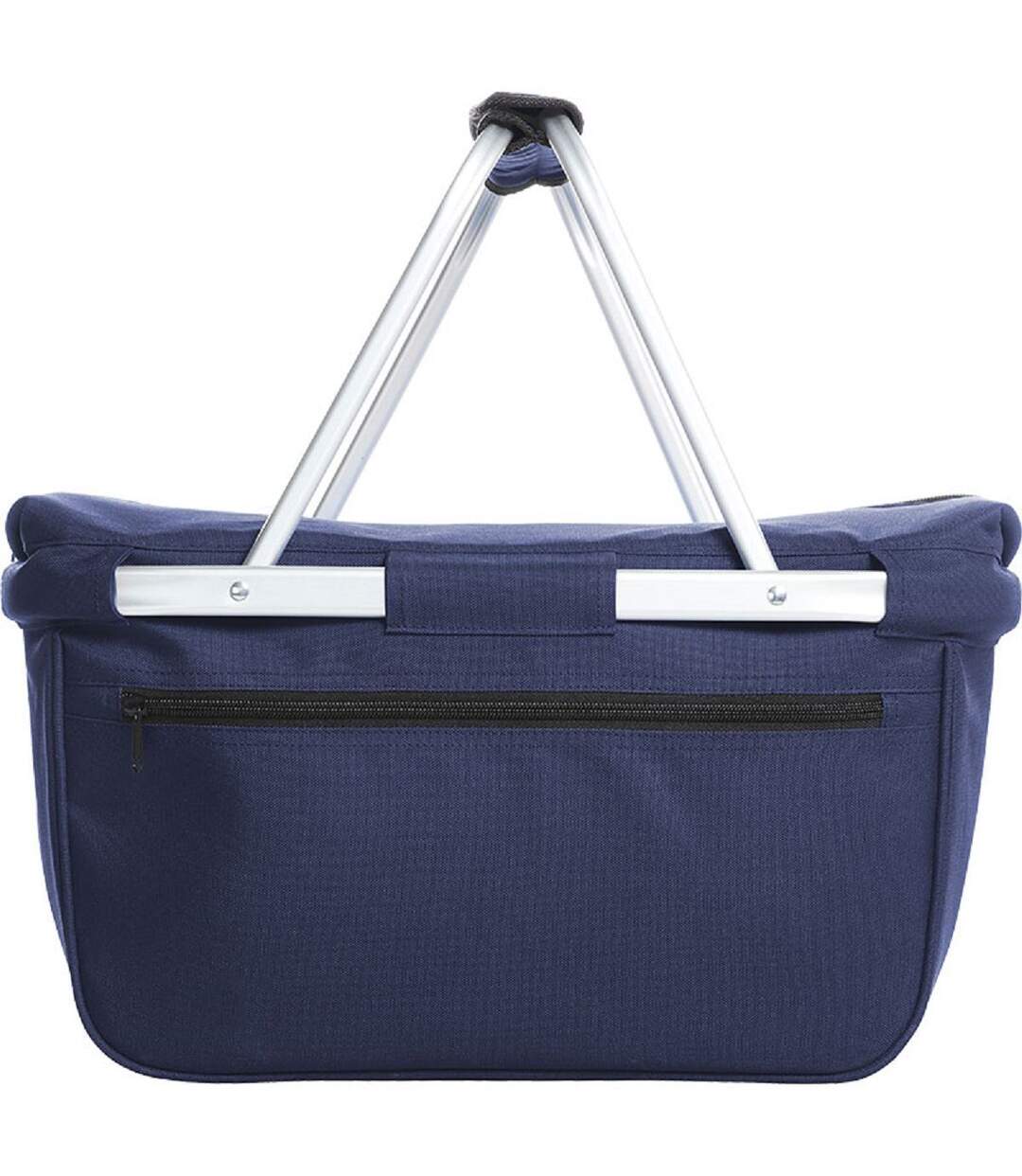 Panier pliable cabas courses - 1815015 - bleu marine-1