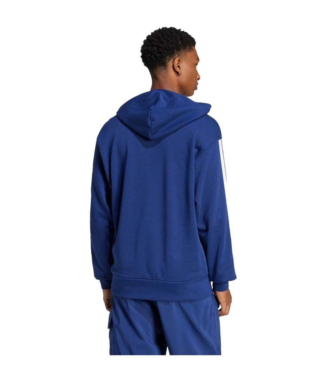Sweat À Capuche Essentials Homme Bleu Marine Adidas-3