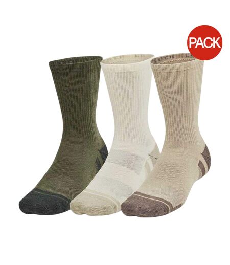 Lot De 3  Chaussettes Adulte Kaki Under Armour