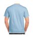 Mens heavy cotton t-shirt light blue Gildan