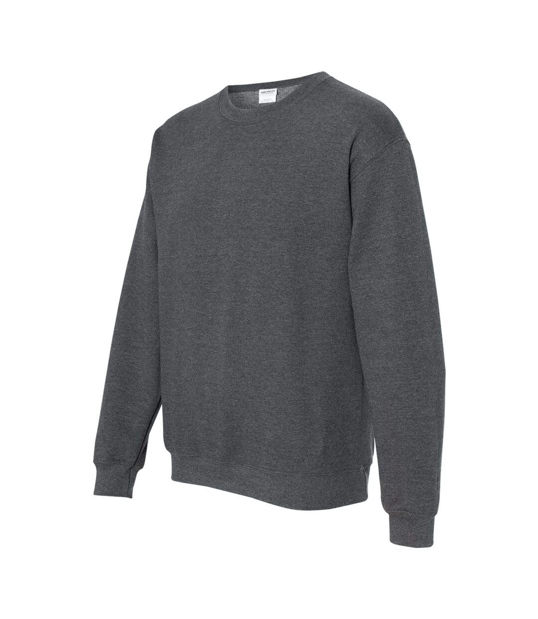 Sweat Homme Gris Charbon Chiné Gildan-3
