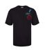 T-shirt Motif/style Néon Homme Noir Loyalti-1