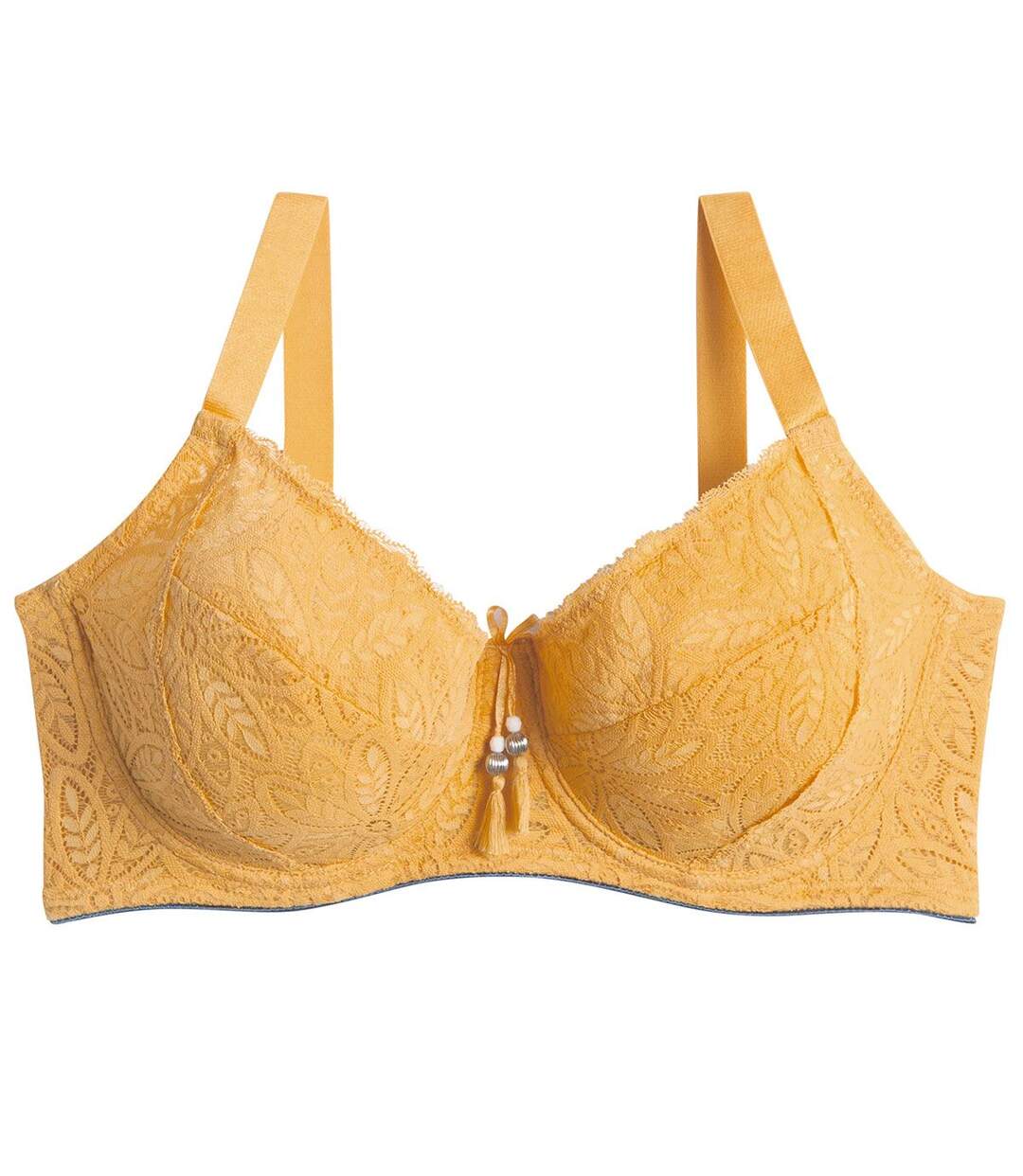 Soutien-gorge grand maintien jaune Zazie-1