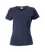 T-shirt Femme Bleu Marine James And Nicholson-1