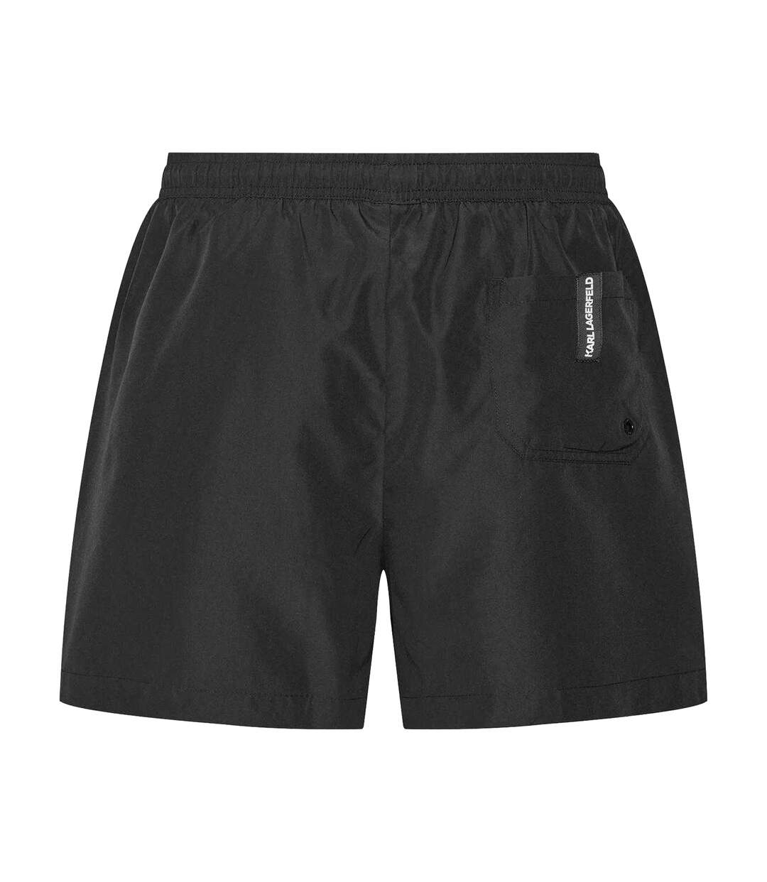 Short De Bain Motif/style Logo Homme Noir Karl Lagerfeld-3
