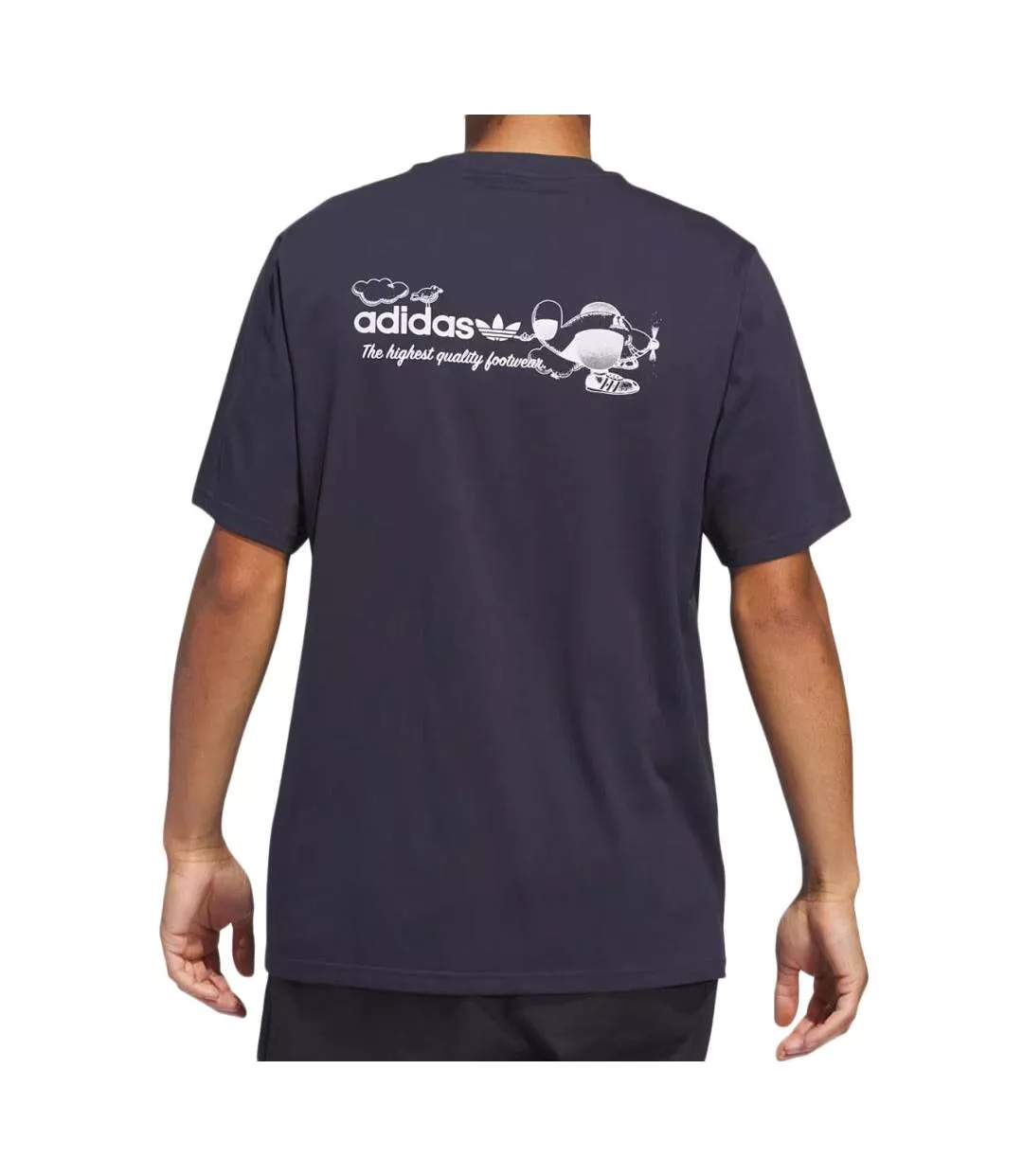 T-Shirt marine homme adidas dogplane-2