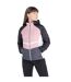 Womens/ladies surmount quilted hooded jacket powder pink/black Dare 2B-1
