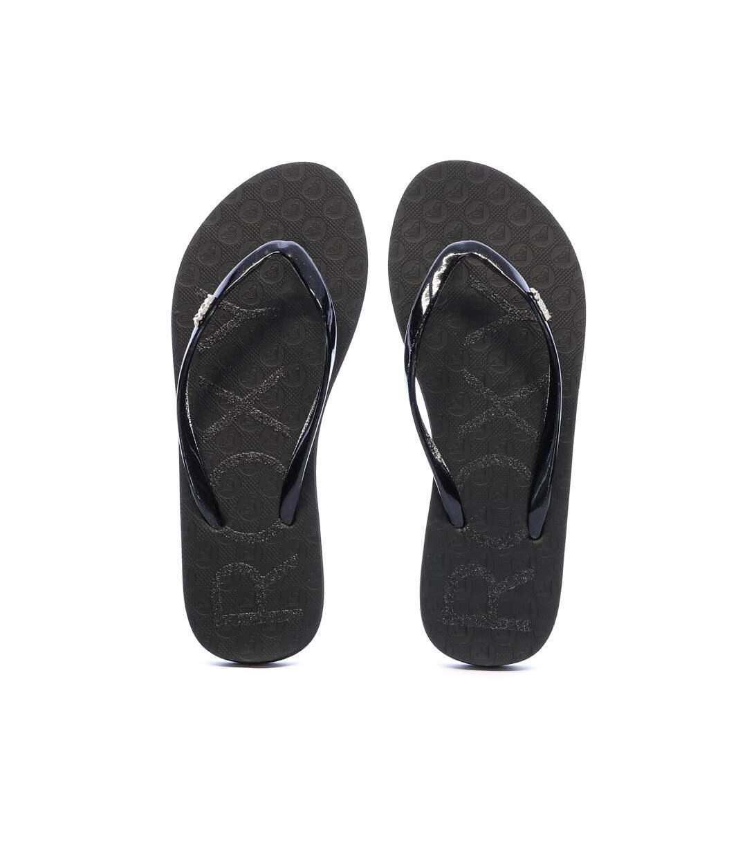 Tongs noir roxy viva sparkle - 36-3