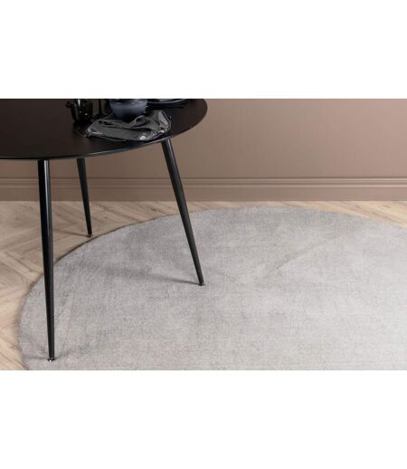 Tapis Déco Rond en Laine Ulla 200cm Gris Clair