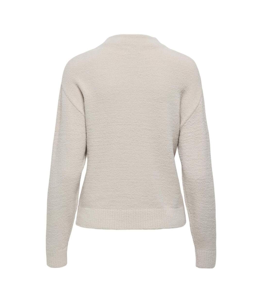 Pull beige femme jdy beth-2