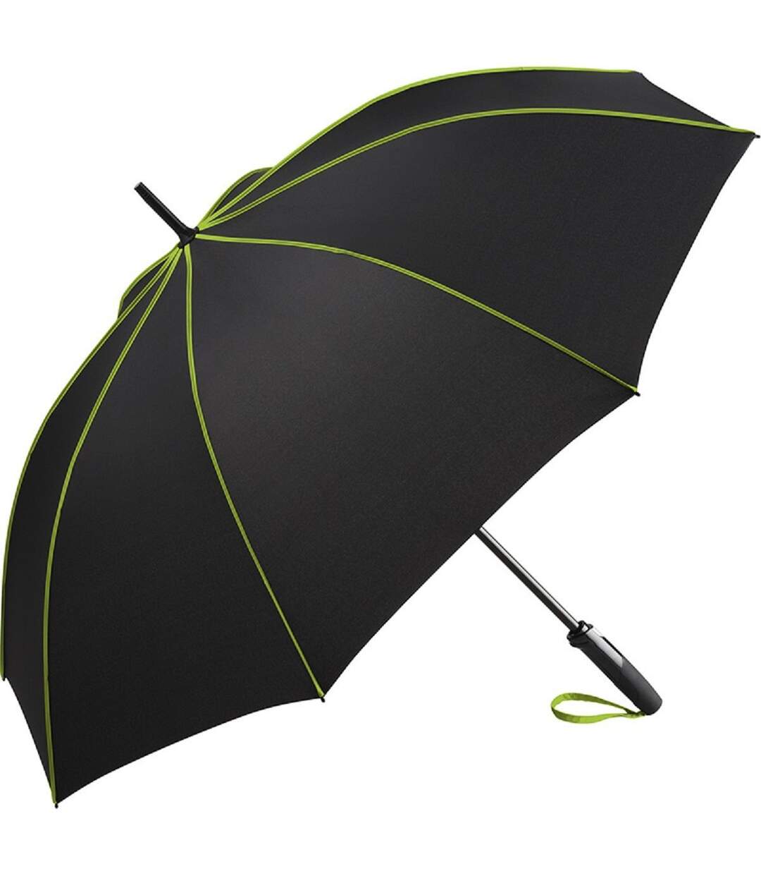 Parapluie standard - FP4399 - noir et vert lime-1