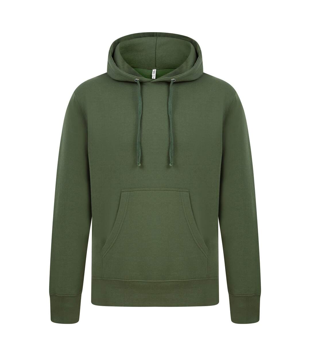 Mens ringspun cotton hoodie military green Casual Classics-1