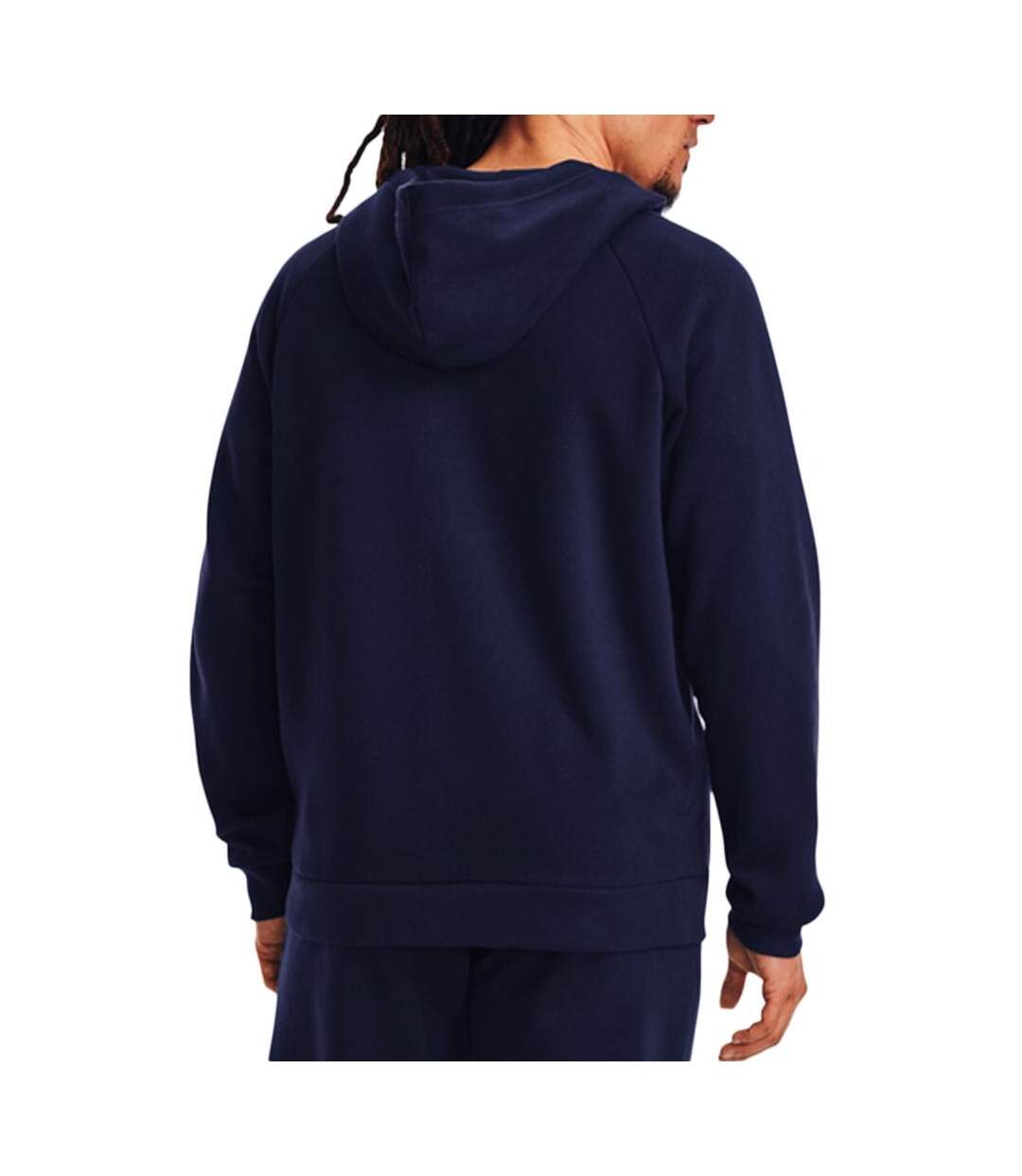 Sweat bleu homme under armour rival fleece-2