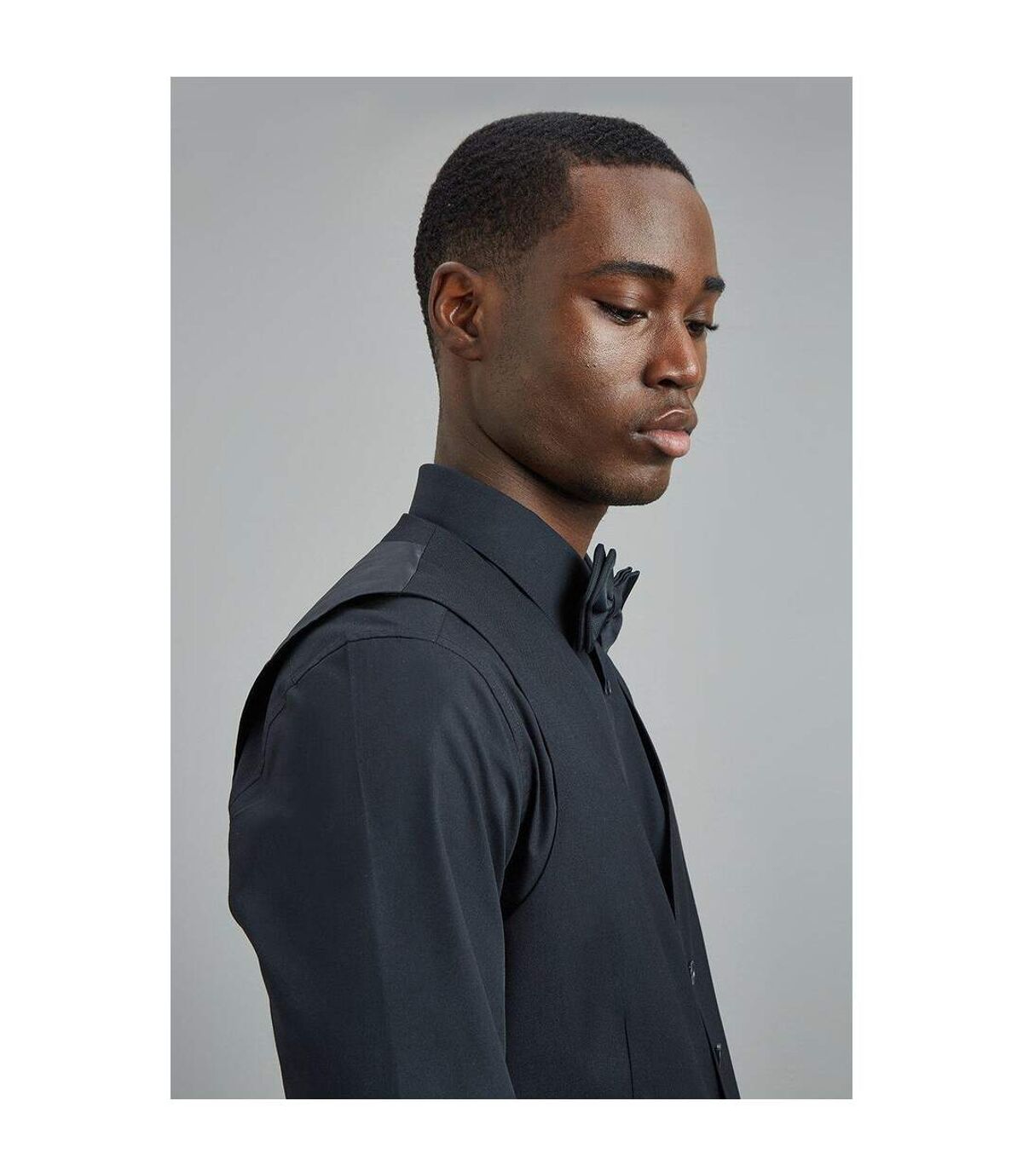 Burton Mens Essential Single-Breasted Slim Vest (Black)