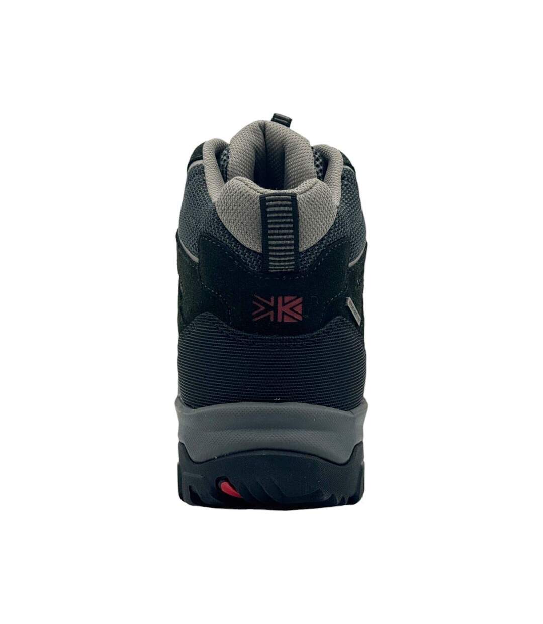 Mens Mount Mid Leather Waterproof Walking Boots Black Grey Karrimor-2