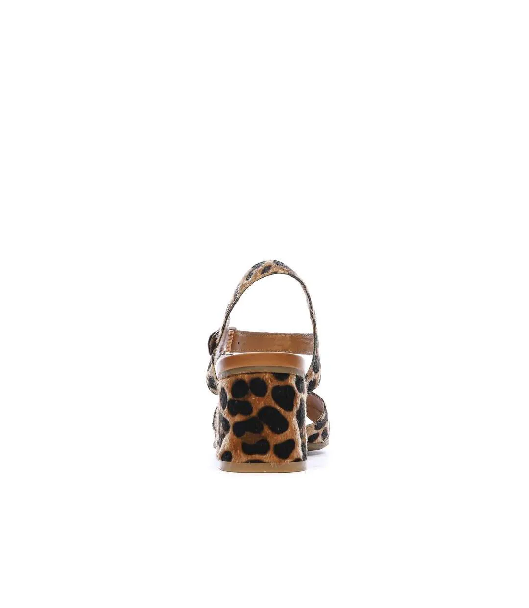 Sandales marron/noir femme carmela leopardo-3