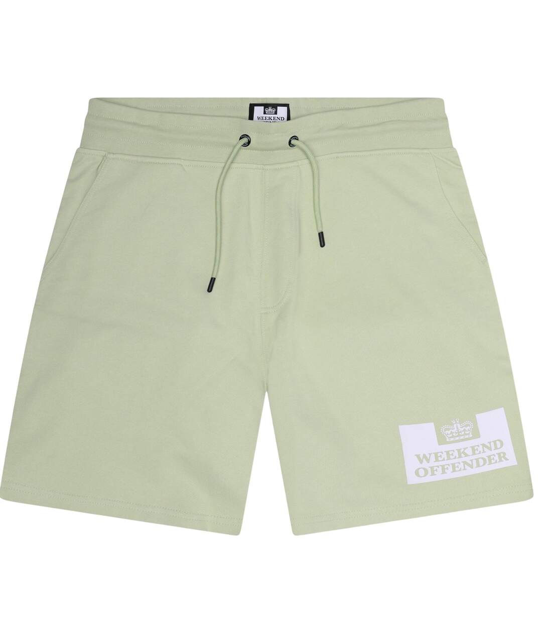 Short De Jogging Motif/style Logo Parma Homme Bleu Menthe Blanc Weekend Offender-1