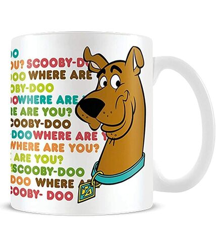 Scooby Doo Where Are You? Mug (White/Brown) (One Size) - UTPM1457