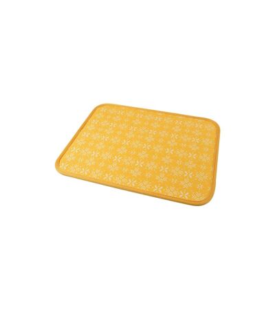 Tapis de Repas pour Chien & Chat Ethnic 45cm Moutarde