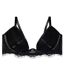 Soutien-gorge ampliforme coque moulée noir Sabbat