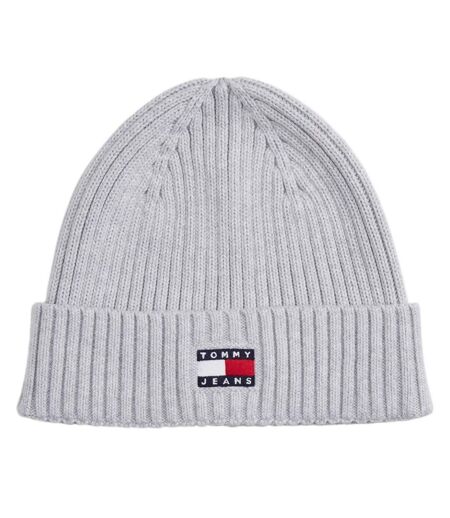 Bonnet Motif/style Logo Et Drapeau Gris Tommy Jeans