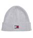 Bonnet Motif/style Logo Et Drapeau Gris Tommy Jeans-2