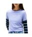 T-Shirt mauve femme tommy hilfiger logo-1