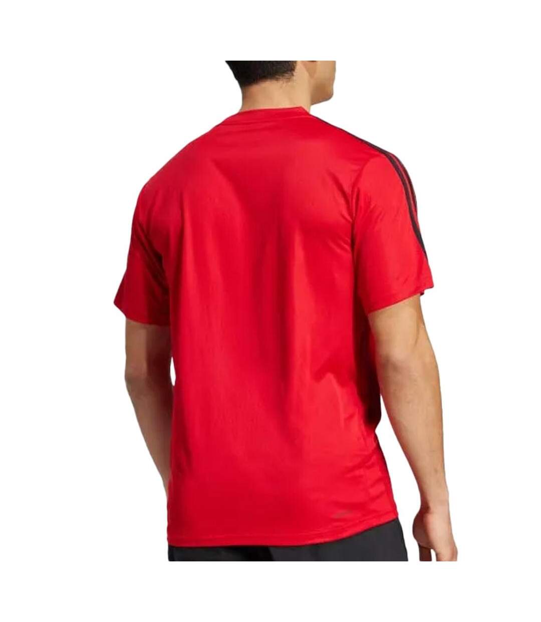 T-Shirt de sport rouge homme adidas base-2