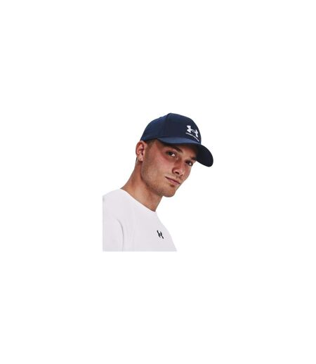 Mens Lockup Dad Hat Navy Under Armour