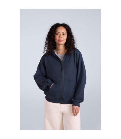 Womens/ladies idol full zip hoodie dark blue Animal