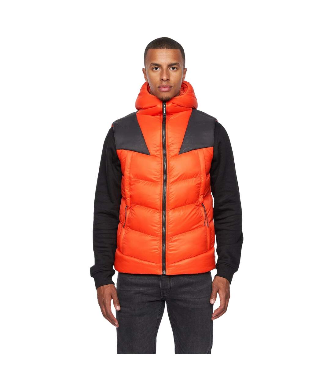 Veste sans manches raymax homme orange / noir Duck and Cover-1