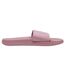 Claquettes Style Logo F045a Femme Rose Foncé 4F-3