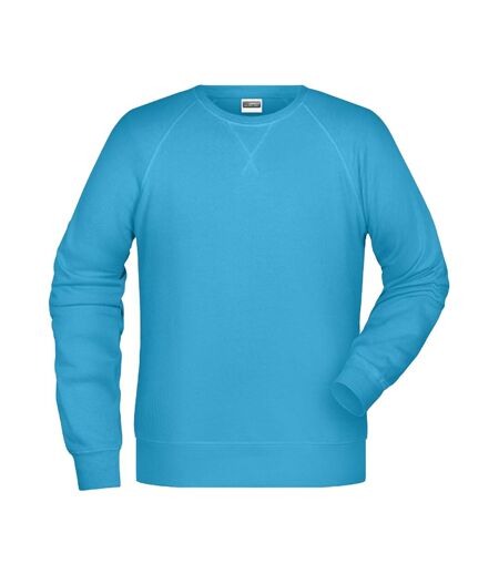 Sweat Homme Turquoise Vif James And Nicholson
