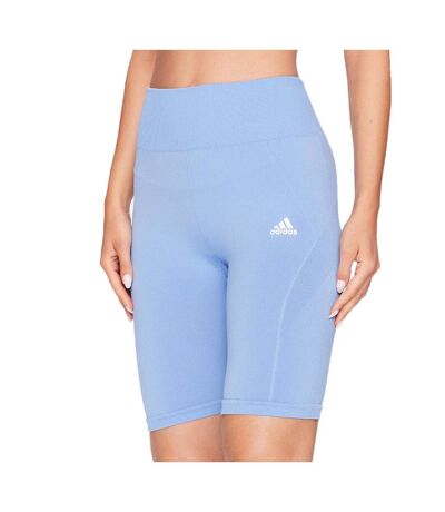 Short bleu femme adidas h49584 - l