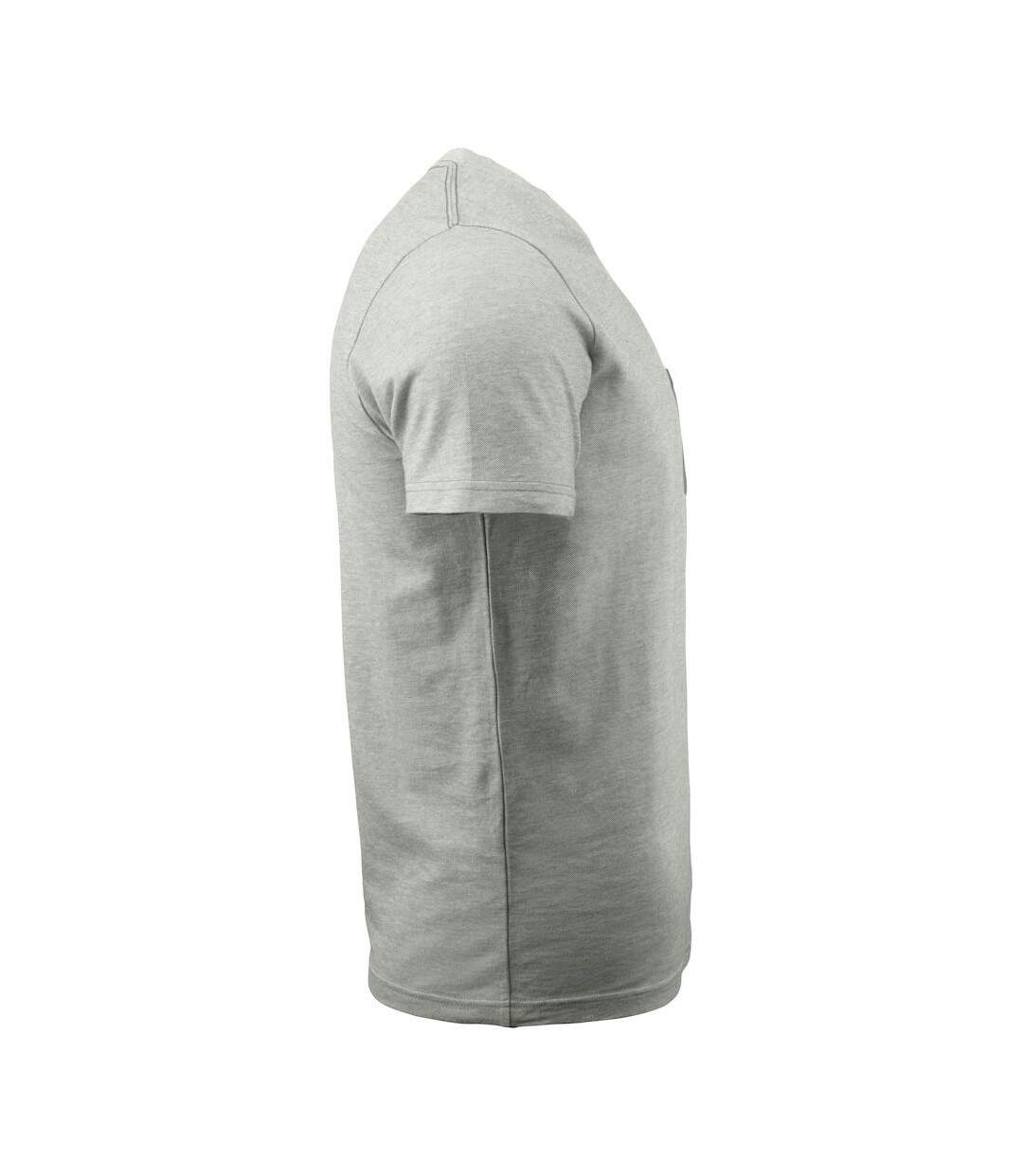 Unisex adult portwillow melange t-shirt grey Harvest-3