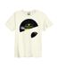 Unisex Adult Vinyl Sleeve T-shirt Vintage White Amplified-1