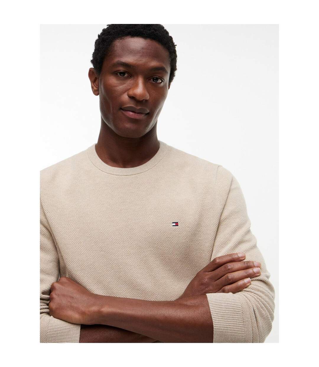 Mens Jumper Khaki Tommy Hilfiger-4