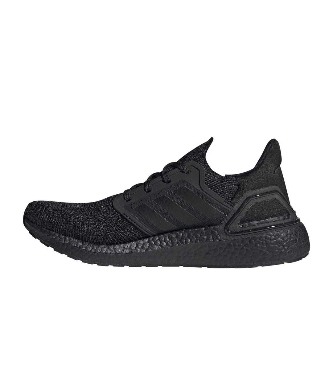 Mens Ultraboost Stripes Lace Up Trainers Black Solar Red Adidas-3