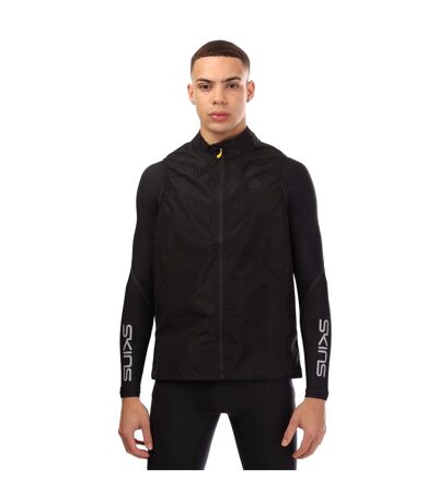 Mens Series-3 Running Gilet Black Skins