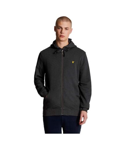 Veste à capuche homme charbon chiné Lyle & Scott Lyle & Scott