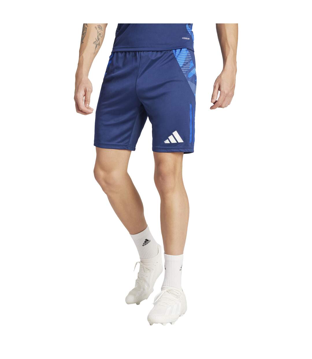 Short Tiro Sweat Homme Bleu Marine Adidas-2