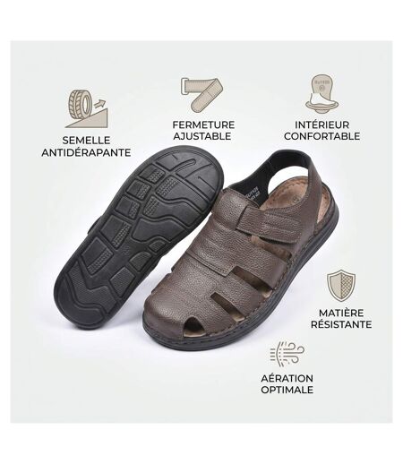 OZABI Sandales fermees homme confort ete aerées