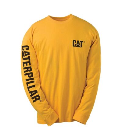 Caterpillar T-Shirt en Coton Marque Enregistrée Homme